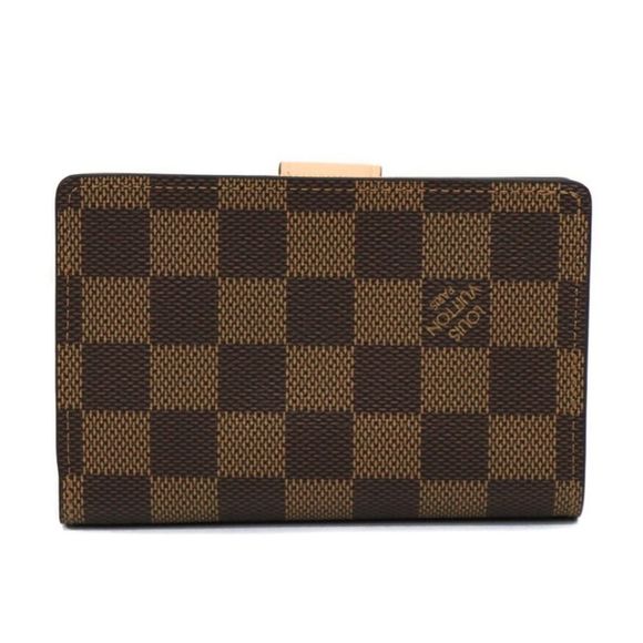 Louis Vuitton Damier Ebene Politefeuille Juliet Wallet Bifold Compact Brown - Picture 3 of 10